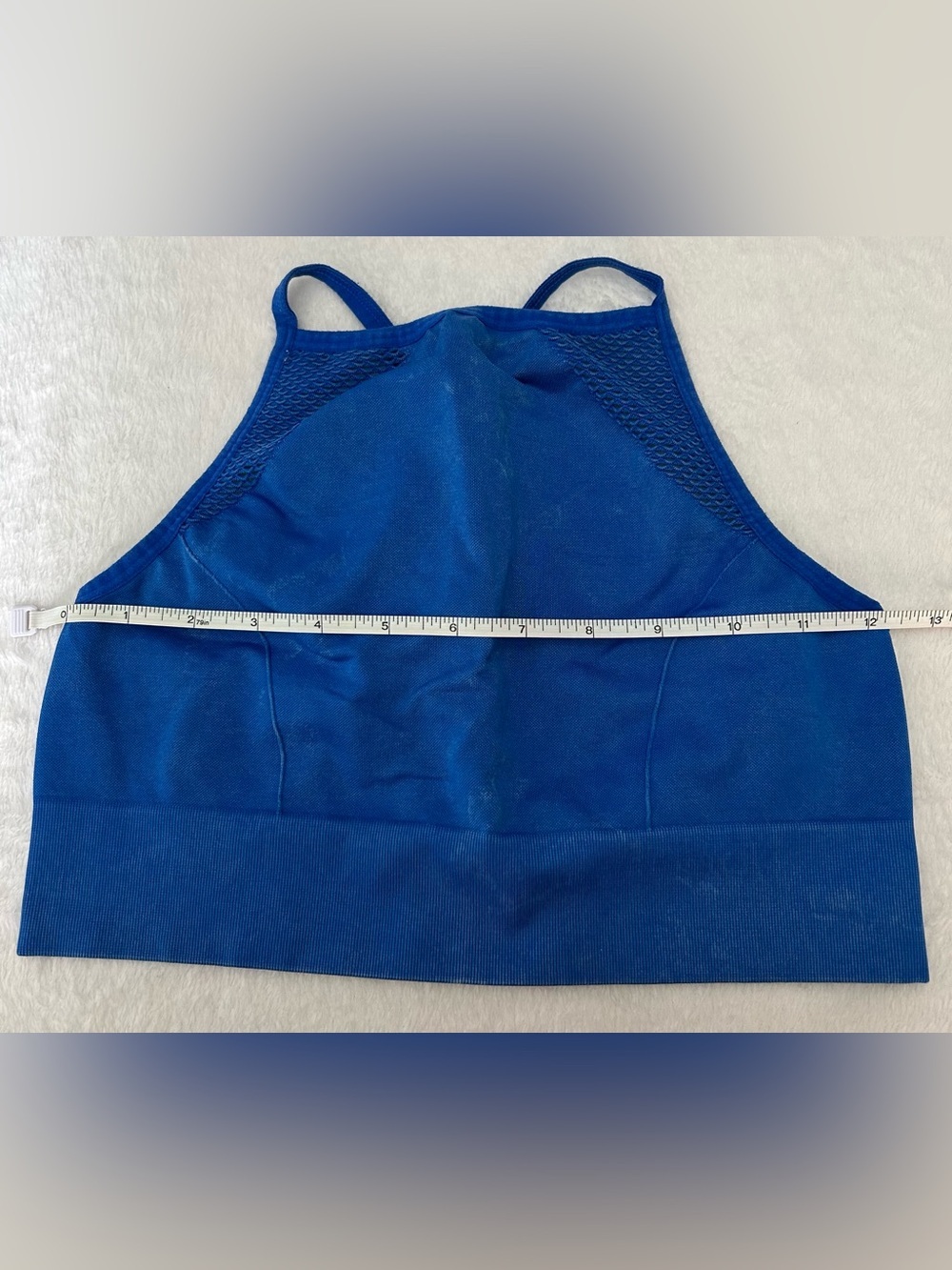 Aerie Sz large Electric Blue High-Neck Sports Bra - Picture 5 of 5